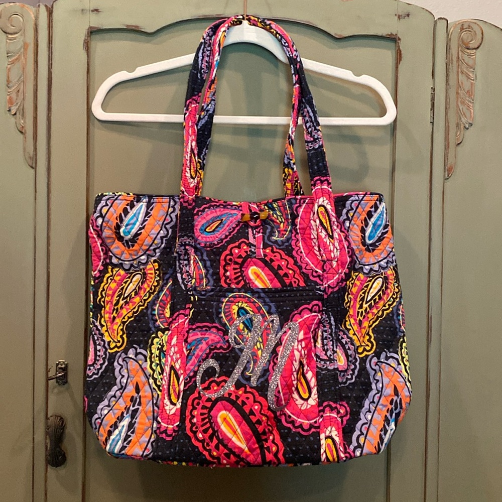 Vera Bradley “Vera” bag in twilight Paisley